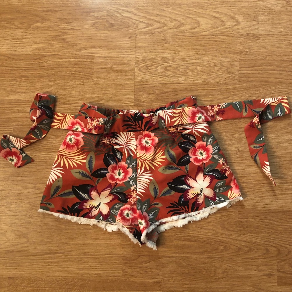 Zara tropical shorts